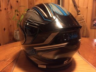 Rare Shoei Rf - 1200 " Dominance " Motorcycle Helmet Size - Xs - (gt Air,  Neotec 2,  Arai)