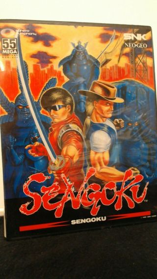 Snk Neo Geo Aes Sengoku - Authentic - Cib - - Rare Vintage 1991