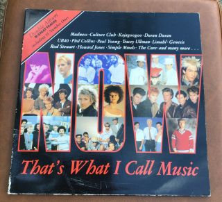 Rare Now Thats What I Call Music 1 First Album Double Vinyl Lp 1983