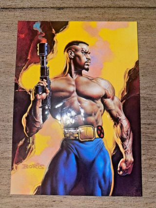 1996 Marvel Masterpieces Double Impact Card Bishop / Beast 1 Of 6 - Rare