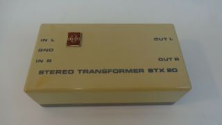 Rare EMT STX 20 Stereo Moving Coil Step up Transformer - XSD 15 3