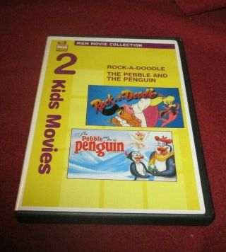 The Pebble And The Penguin/rock - A - Doodle Rare Oop Don Bluth Double Feature Dvd