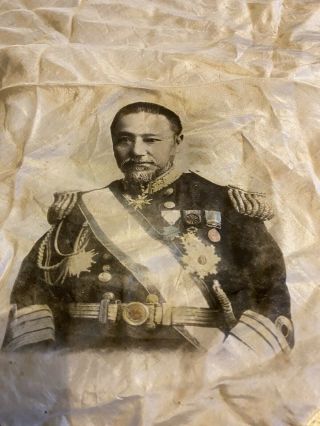 Antique Silk Handkerchief Admiral First World War