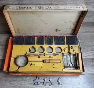 Vintage Metal Kaster Kit Jr.  Make Your Own Metal Toys Rare
