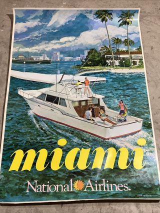 Rare National Airlines Miami 60 