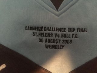 Rare St.  Helens Rugby League Challenge Cup Final 2008 Shirt Puma S Small
