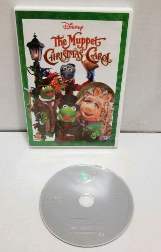 The Muppet Christmas Carol Dvd 2012 Caine Goelz Rare Oop Disney Henson Euc