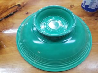 Rare Vintage Fiestaware Relish//Serving Tray COMPLETE 6 PIECE SET With Stand 3