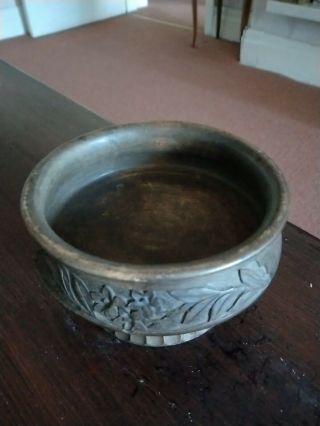 Collectable Vintage Chinese Hand Crafted Snack Bowl With The Musical Base