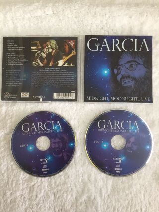 Jerry Garcia Band Midnight Moonlght Live 2xcd Grateful Dead Phish Oop Rare