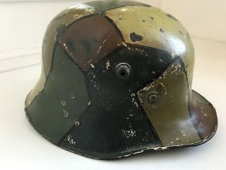 Rare Irish National Defense Force Steel Helmet & Liner