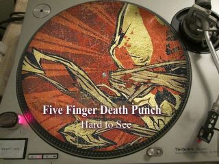 Five Finger Death Punch - Hard To See Rare 12 " Picture Disc Lp (war Is The Answer)