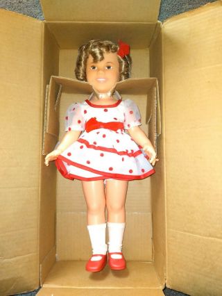 Vintage 1972 Ideal Shirley Temple 16 " Stand Up & Cheer Doll With Box
