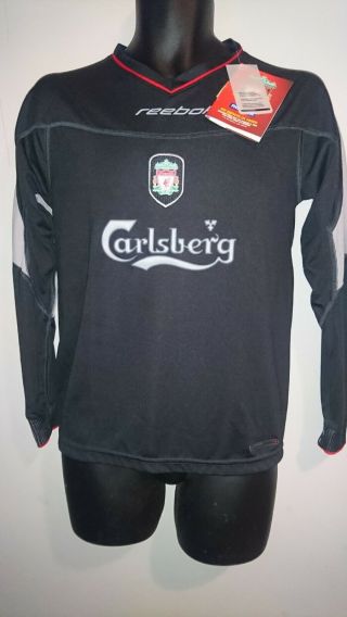 Bnwt.  Liverpool Fc Away Football Shirt 2002/03.  Lo G Sleeve.  Very Rare Ynwa.