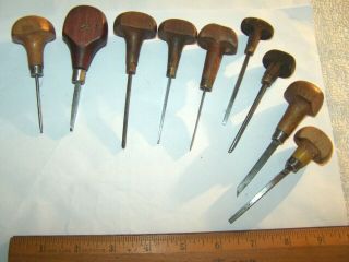 Antique / Vintage Engraving Tools Gfc,  Swartchild,  F.  L.  Grobet,  Invicta And More