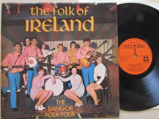 The Folk Of Ireland The Bangor Folk Four At The Chimney Corner Inn Lp,  Rare.
