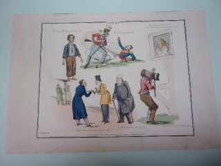 Antique Etching,  Henry Alken " Illustration To Popular Songs ".