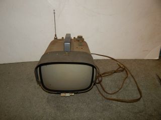 Rare Vintage Sony Mini Tv Television Model 8 - 301 W Serial No.  37305 Tokyo Japan