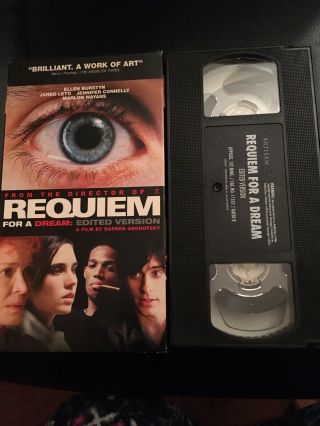 Requiem For A Dream Vhs Artisan Video Ex - Rental Rare Jared Leto