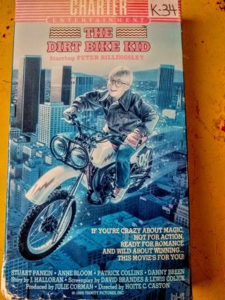 The Dirt Bike Kid Vhs Rare 80s Cult Adventure Comedy Classic
