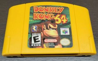 Donkey Kong 64 N64 Nintendo 64 Authentic Loose Cartridge 100