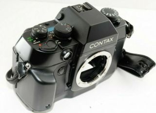 N.  Contax AX 35mm SLR Film Camera Body,  Rare strap from Japan 2