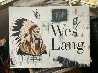 Wes Lang Hardcover Book Picture Box / Half Gallery 1st Edition 2013 Very Rare