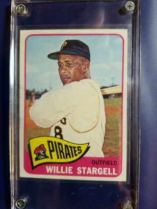 1965 Topps Willie Stargell Pittsburgh Pirates 377 Baseball Card