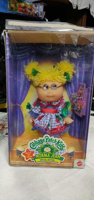 Vintage Cabbage Patch Doll,  Norma Jean,  Special Edition - Nib 1998