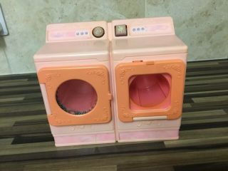 Barbie Washing Machine And Dryer 1990/1991 Vintage