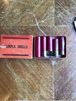 Federal Cartride Vintage Sample Cut Out Shells Display Ammo Rare Salesman Sample