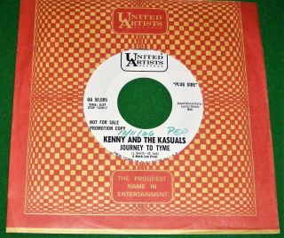 Kenny And The Kasuals = Journey To Tyme 45 Rare Texas Garage Promo M - Nm