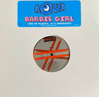 Aqua - Barbie Girl (rare 12” Vinyl Vg, ) 1997 House