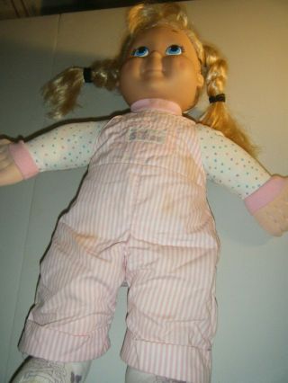 Vintage Hasbro Playskool 1990 My Buddy Kid Sister Doll Blonde,  Blue Eyes