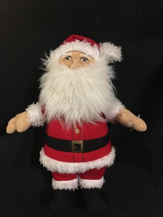 Rare Bleacher Creatures Santa Claus Christmas Stuffed Doll,  Toy,  11 ",  Euc