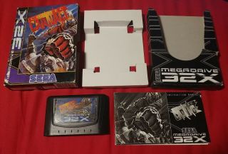 Cosmic Carnage (sega Mega Drive 32x 1994) Extremely Rare Pal Import Cib Complete