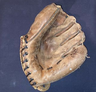 Rare J.  C.  Higgins 1684 Autograph Version Baseball Glove Sears Roebuck
