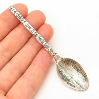 925 Sterling Silver Vintage " Mt.  Olympus Seattle " Totem Pole Souvenir Spoon