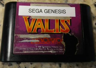 Rare Sega Genesis Game - Valis (sega Genesis,  1991) Great Gameplay