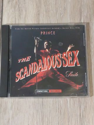Prince - The Scandalous Sex Suite Cd From Batman Movie - 1989 Maxi Single - Rare 21422