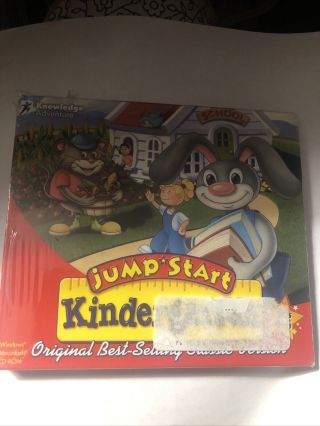 Jump Start Kindergarten Knowledge Adventure Cd.  Rare