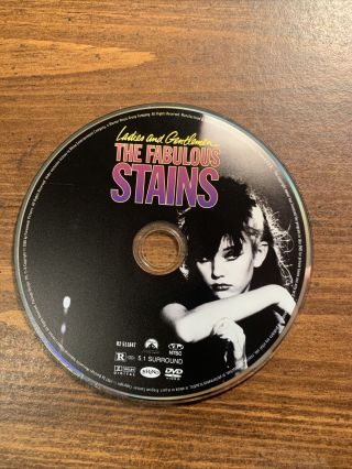 Ladies And Gentlemen The Fabulous Stains Dvd 2008 Rare 1981 Diane Lane Disc Only