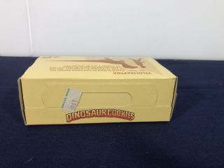 Vintage Rare 1992 Jurassic Park DINOSAUR COOKIES Full Box - NOT Edible 2