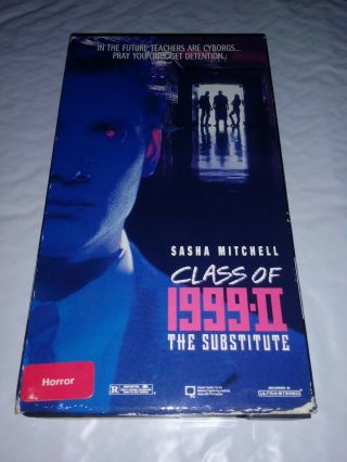 Class Of 1999 Ii The Substitute Vhs Part 2 Vidmark Video Rare Horror Sci - Fi