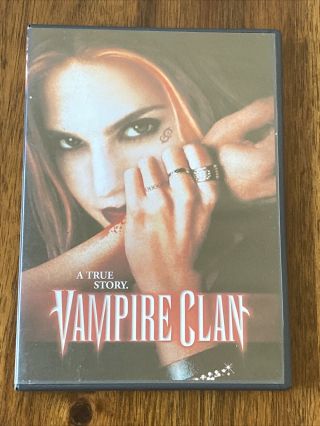 Vampire Clan (dvd,  2002 Based On True Story) Drew Fuller Oop Rare