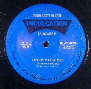 J.  P.  Rodgers Jr.  ‎– I Enjoy Making Love 12 " Mega Rare Modern Boogie 