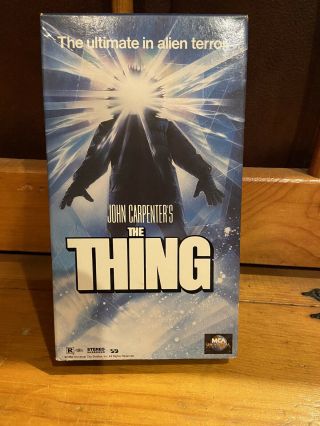 The Thing (vhs,  1996,  Pan Scan) Htf Horror Classic Cult Rare John Carpenter