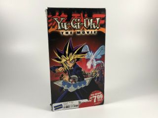 Yu - Gi - Oh : The Movie (VHS,  2004) Blockbuster Rental FAST Rare 3