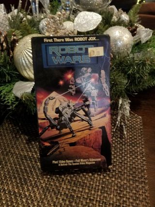 Robot Wars (full Moon,  1993) Vhs Tape Rare Cult Horror Sci - Fi