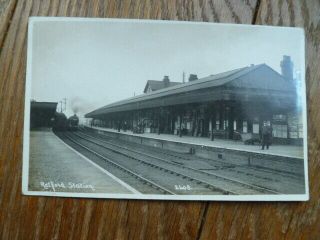 Retford Station (nottinghamshire) Antique R/p Postcard